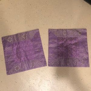 Lavender accent  pillow covers - decorative